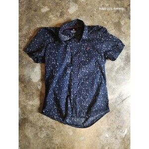 Royal country of Berkshire Polo Club Shirt Size M Navy Floral